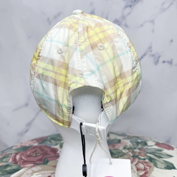 Rag & Bone | Addison Plaid Yellow Baseball Cap - Picture 7 of 12